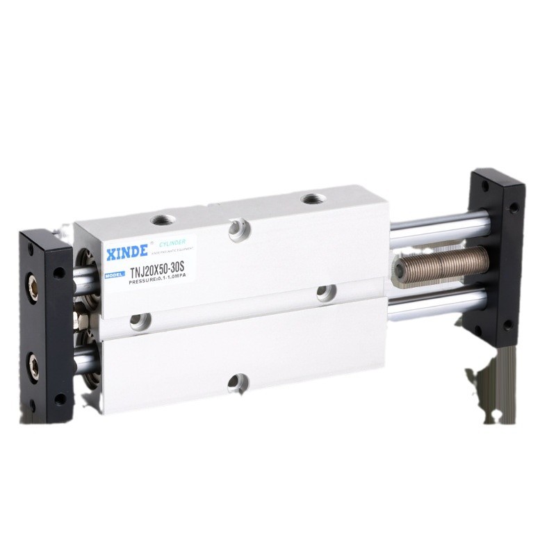 TNJ可调行程气缸 气动双轴双杆10/16/20/25/32*20/30/50/75-10-30 - 图3