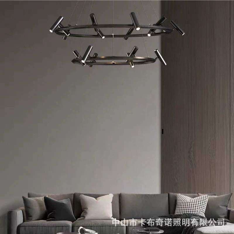 客厅吊灯2024新款轻奢风高级感北欧现代简约设计师家庭大厅餐厅灯,淘宝优惠券,粉丝福利购,淘宝优惠卷