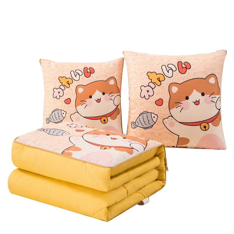 皮卡丘车上抱枕被子m两用可爱办公室午睡枕头靠枕靠垫可折叠空调,淘宝优惠券,粉丝福利购,淘宝优惠卷