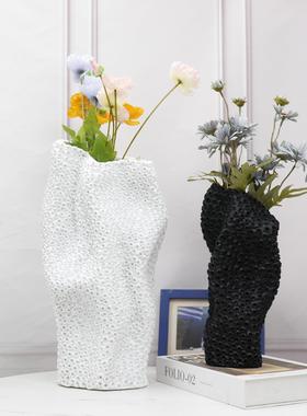 创意北欧简约创意花瓶装饰多孔现代客厅餐厅样板间家居工艺品摆件