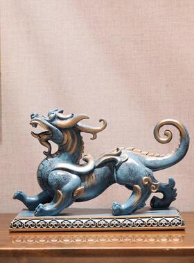 貔貅招财工家里办公桌面业装室饰品家8031A居艺品开摆件酒柜摆设