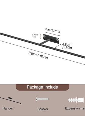 现货多功能项链收纳架墙壁发箍架简易T字墙壁挂架壁挂式置物架