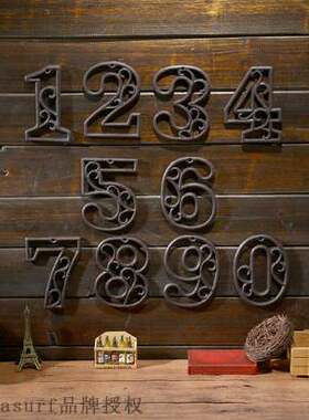 极速European retro cast iron three-dimensional ironwork lett