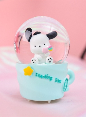 卡通创意恐龙小夜灯水晶球桌面家居装饰品摆件学生儿童生日礼物品