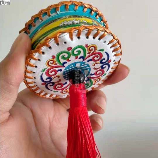 Mongolian yurt-shaped car hanging Inner Mongolia handicraft hanging small pendant Mongolian characteristic car interior decoration supplies