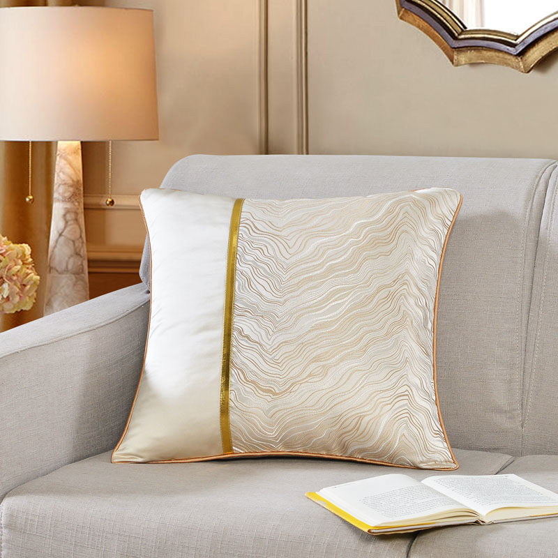 定做高档样板房沙发靠垫含芯客厅轻奢抱枕套M加大号方形午休长腰,淘宝优惠券,粉丝福利购,淘宝优惠卷