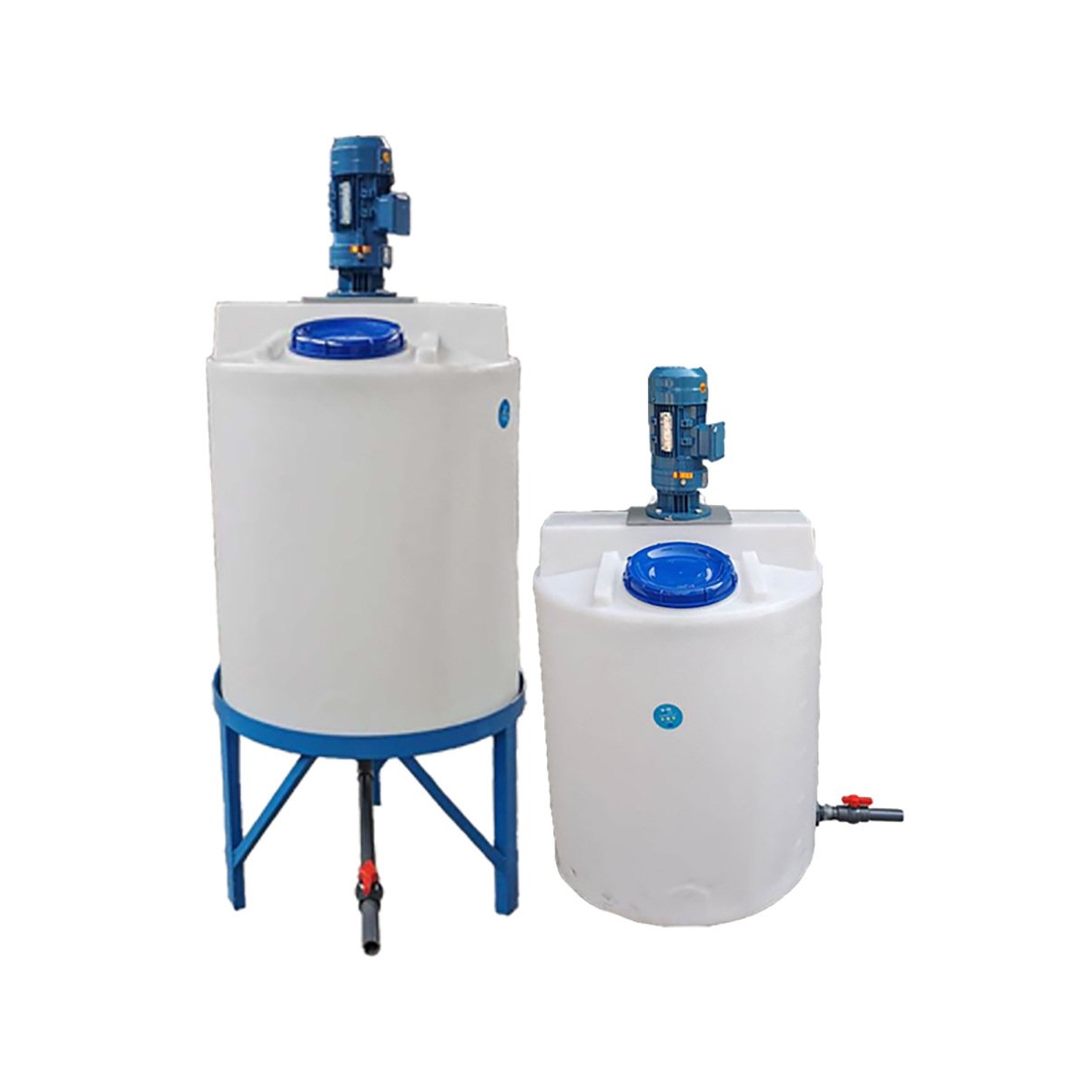 加药箱锥底塑料搅拌桶带电机化工耐酸碱pe加药桶药剂水肥溶解罐 - 图3