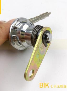 挖掘机驾使室门锁芯小PC60/100/120/200/240-5-6-7-8松工具箱锁芯