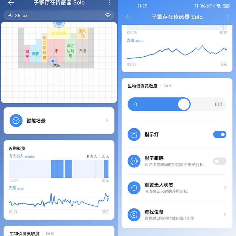 人体存在传感器Solo Trio多目标多场景分区定位智能联动米家 - 图0