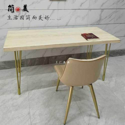 现货铁艺桌腿支架梳妆台脚支撑腿写字桌脚支架电视柜脚吧台脚 - 图0