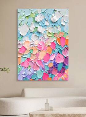 抽象玄关走廊高级感现代简约客厅沙发走廊背景装饰画无框竖版挂画