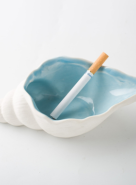 好货地中海海星海螺贝壳陶瓷摆件收纳盆海洋烟灰缸水培瓶仓鼠窝造
