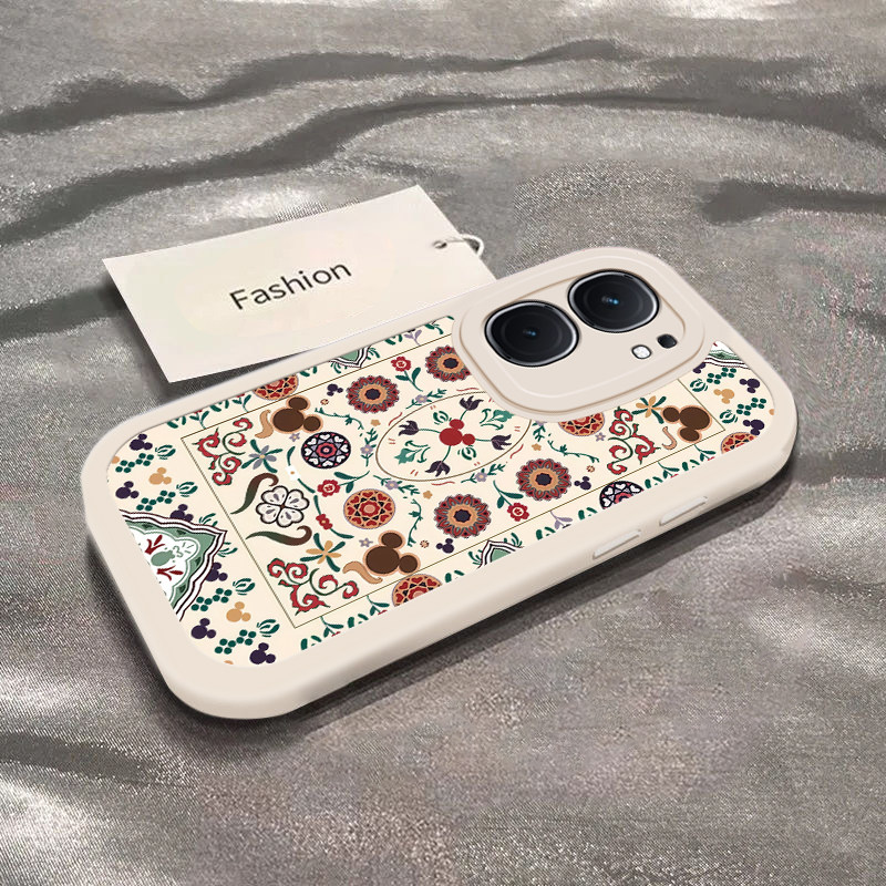 适用iqooneo9/8pro手机壳10新款vivoiqooneo5图腾米奇ipooneo6se全包防摔iq00neo7软硅胶icooneo3复古noe男女 - 图2