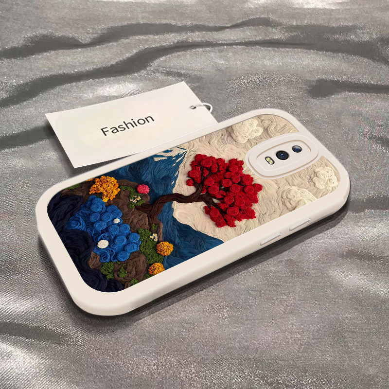 适用oppor17手机壳新款opopr15梦境标准版山川玫瑰树R11全包防摔opr11s硅胶R9sk时尚外壳r17pro套r15x高级r9m - 图3