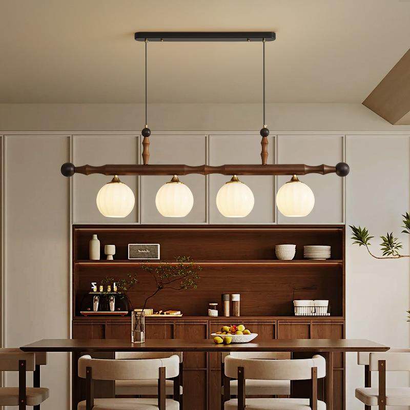 中古风餐厅吊灯2025新款复古餐桌吧台一字高级氛围感护眼灯具灯饰,淘宝优惠券,粉丝福利购,淘宝优惠卷