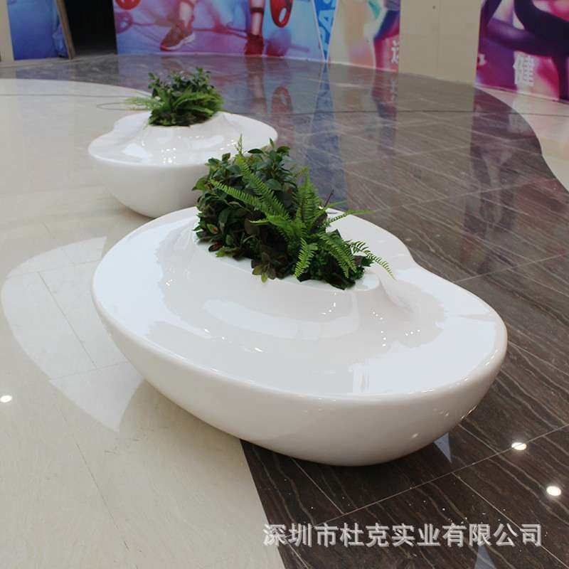 玻璃钢休闲椅商场心形花盆座椅商业街美陈户外花坛坐凳休息等候椅,淘宝优惠券,粉丝福利购,淘宝优惠卷