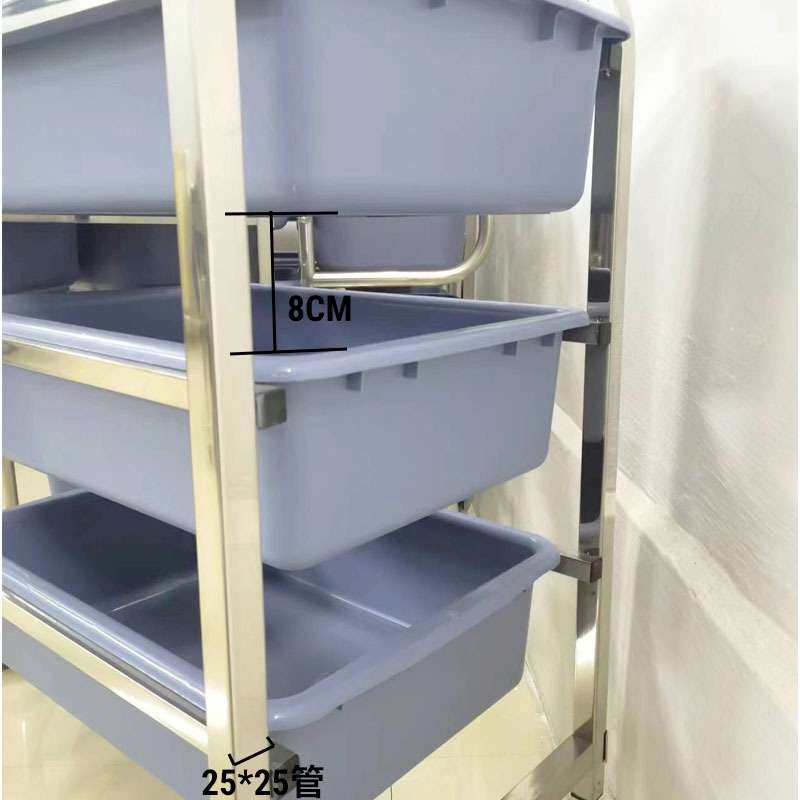 拆装不锈钢五斗收集车酒店餐盘手推车饭店收餐车商用收台车运碗车,淘宝优惠券,粉丝福利购,淘宝优惠卷