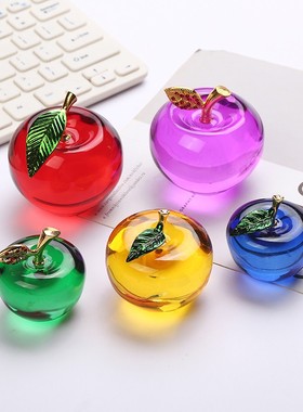 速发圣诞节水晶摆件礼平用品内饰品吉祥保车安创意可爱果送人汽物