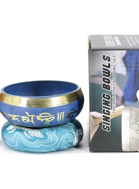 速发铜磬尼泊尔手工钵碗伽音盂钵音碗静心钵音疗瑜佛冥想颂钵法器