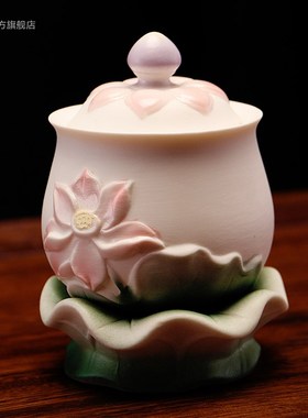 速发供水杯佛瓷供佛水杯陶前观音供圣水净水杯佛具用品供水的杯子