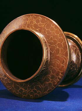 速发纯铜灌铜盒尼泊镀手工紫米尔金米盒多款供奉家用摆件手工打造