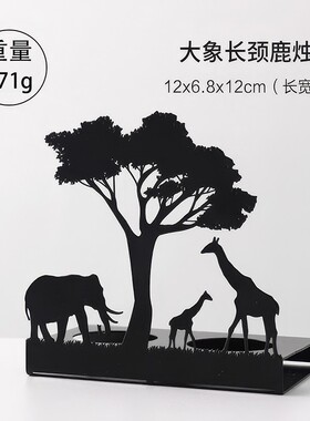 新款创意金属烛台家居装饰欧式简约铁艺烛台摆件夜晚氛围道具装饰