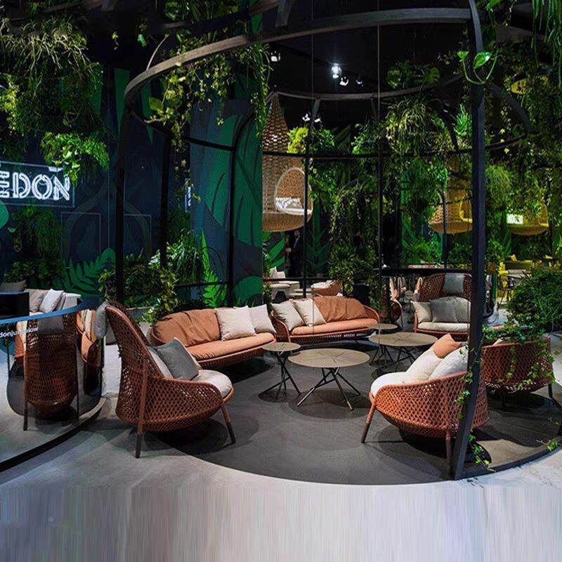 北户外65藤休闲沙发室编外墅庭院花园欧露别天露台藤椅沙发组合,淘宝优惠券,粉丝福利购,淘宝优惠卷