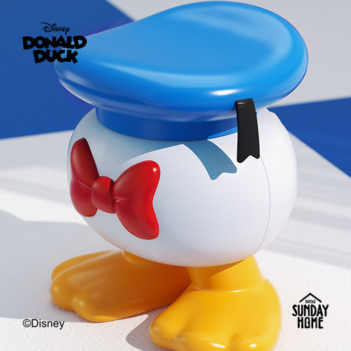 SUNDAY HOME 迪士尼正版唐老鸭小矮凳创意摆件家居饰品换鞋凳子 - 图1