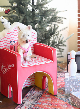 SUNDAY HOME 迪士尼米奇房子椅客厅卧室创意单人沙发椅装饰摆件