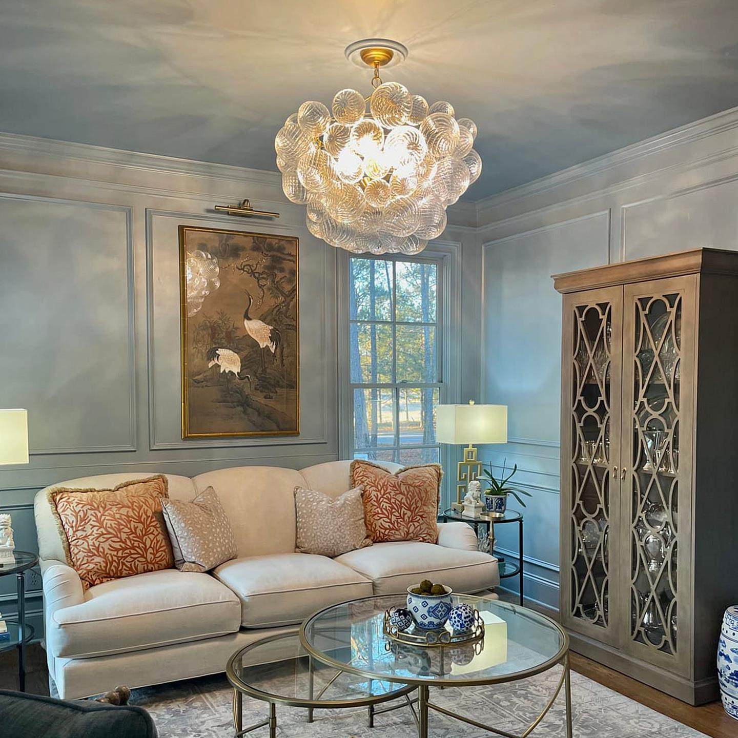 式（别漩涡玻璃泡泡球吊灯室复古墅客厅挑空餐厅衣帽间主美卧法式,淘宝优惠券,粉丝福利购,淘宝优惠卷