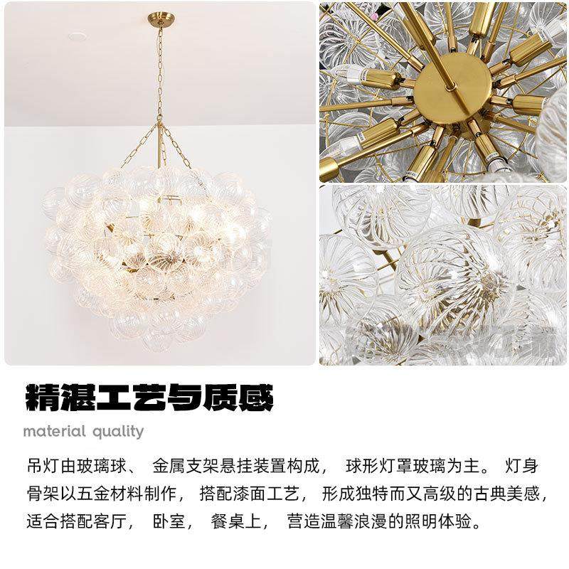 式（别漩涡玻璃泡泡球吊灯室复古墅客厅挑空餐厅衣帽间主美卧法式,淘宝优惠券,粉丝福利购,淘宝优惠卷