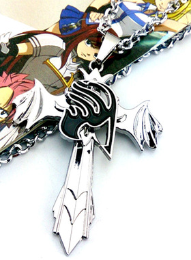 进击项链的巨人 自由之翼标志转动十字架翅膀吊坠项链动漫周边