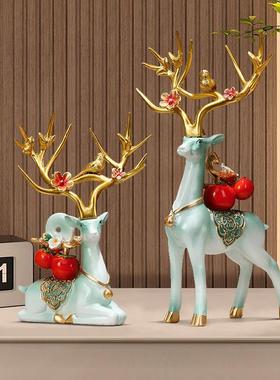 采购产品乔迁礼品吸引财富，幸运鹿饰品，无障碍奢侈品，高端入口