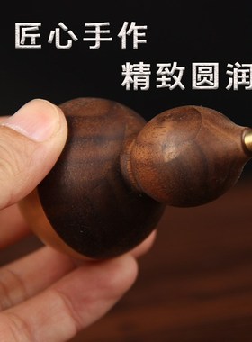铜木葫芦 (不倒翁)摆件 葫芦摆件