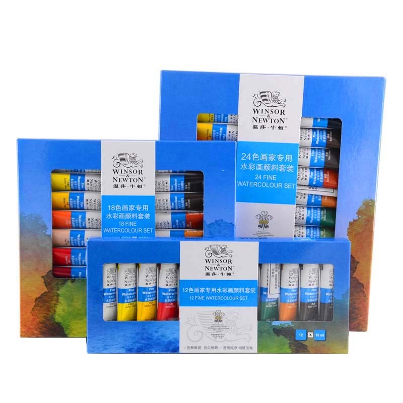 温莎牛顿水彩颜料36色24色12色管状G分装美术生专用画画笔工具套 - 图3