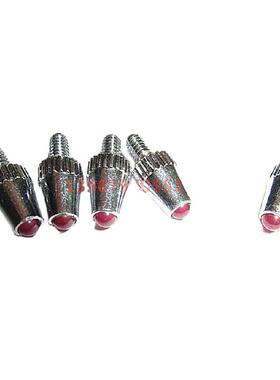 红宝石百分表测头 千分表测针 宝石测量头 红宝石表头M2.5通用