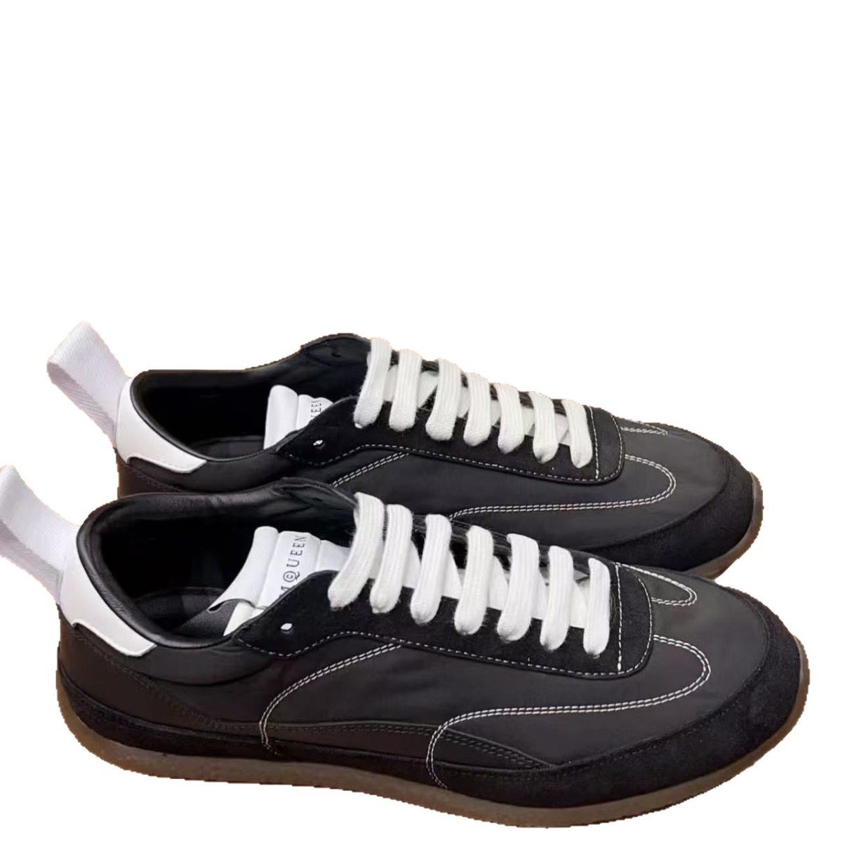 2026早春新款复古拼色德训鞋麦家同款系带运动休闲鞋板鞋深口单鞋,淘宝优惠券,粉丝福利购,淘宝优惠卷