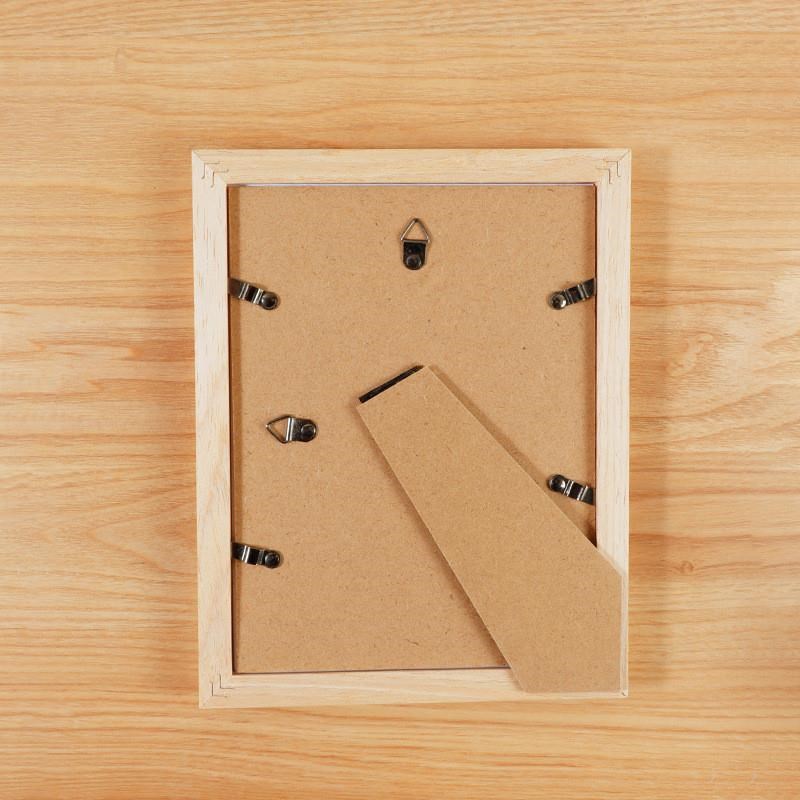 实木相框摆台a3a4木质油画棒寸6寸7寸8寸10寸正方形挂墙画框 - 图2