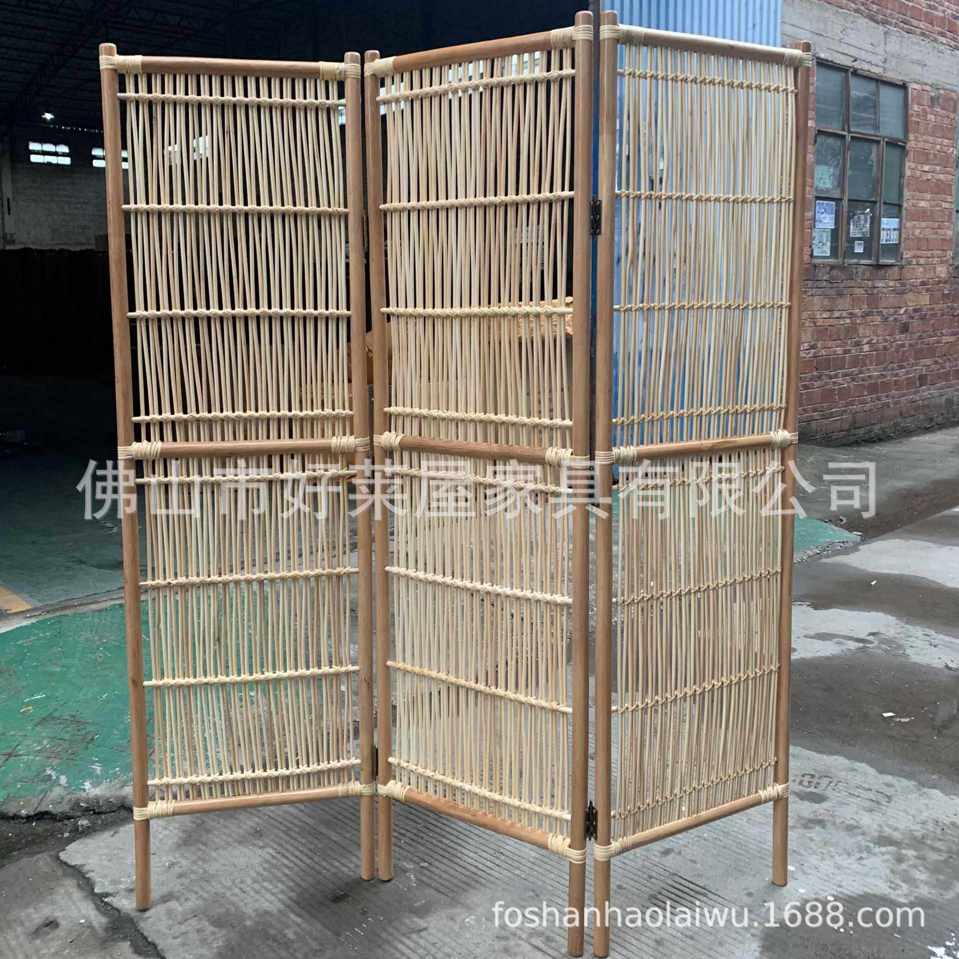 新款直销藤编小茶几圆形小边几民宿长桌置物圆几桌椅藤编屏风日式,淘宝优惠券,粉丝福利购,淘宝优惠卷