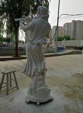 新款直销定制 欧式 拉小提琴铜雕 大型玻璃钢 主题公园雕塑