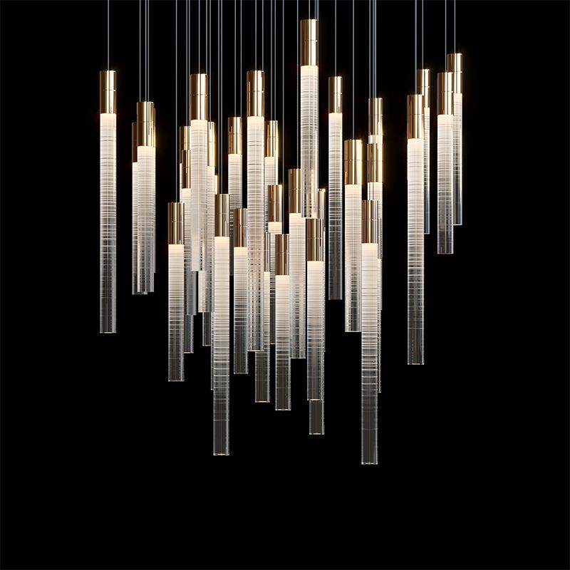 酒店大厅售楼部沙盘宴会厅吊灯个性简约别墅复式楼梯挑高工程灯具,淘宝优惠券,粉丝福利购,淘宝优惠卷