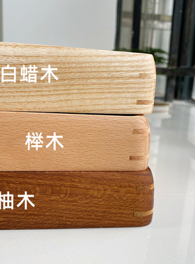 好货二十四节气邮票实木画框摆台礼物定制相框挂摆两用榉木柚木黑