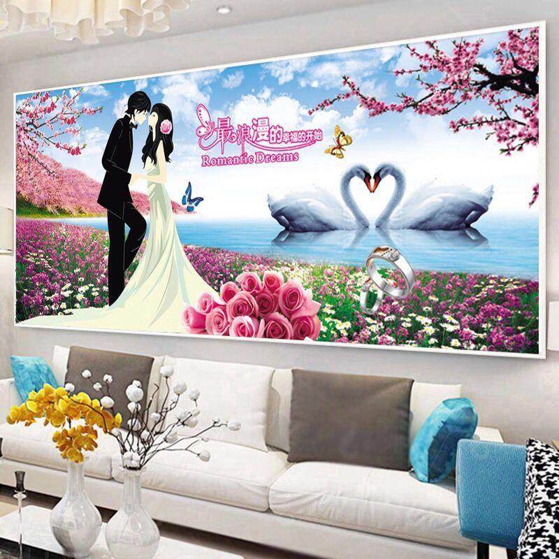 钻石画满钻结婚浪漫爱情见证幸福时刻点贴钻十字绣钻石绣喜庆客厅,淘宝优惠券,粉丝福利购,淘宝优惠卷