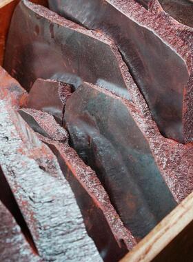 贵州万山朱砂颗粒原矿工艺品原料矿石朱砂配件矿物宝石