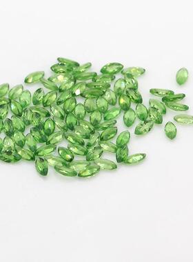 天然沙弗莱马眼翠绿贵重宝石镶嵌珠宝首饰配石绿色石榴石现货