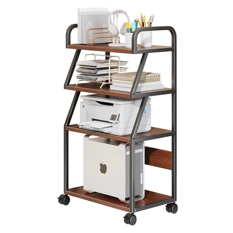 Printer storage rack household multi-layer storage rack office copier storage cabinet mobile main chassis bracket