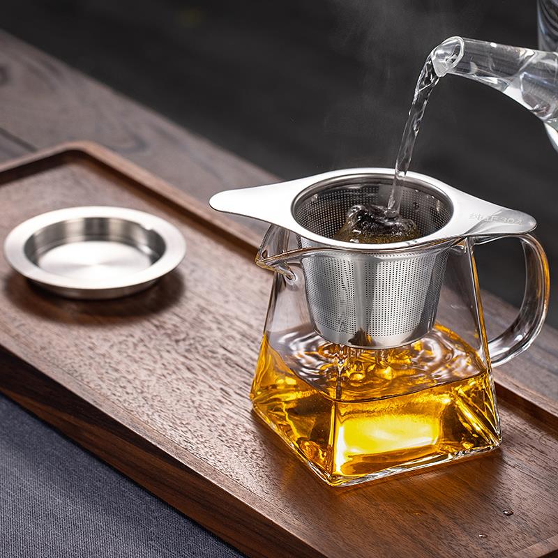 家用茶壶水杯茶杯便捷泡茶内胆304不锈钢茶漏茶叶渣过滤网器茶隔 - 图0