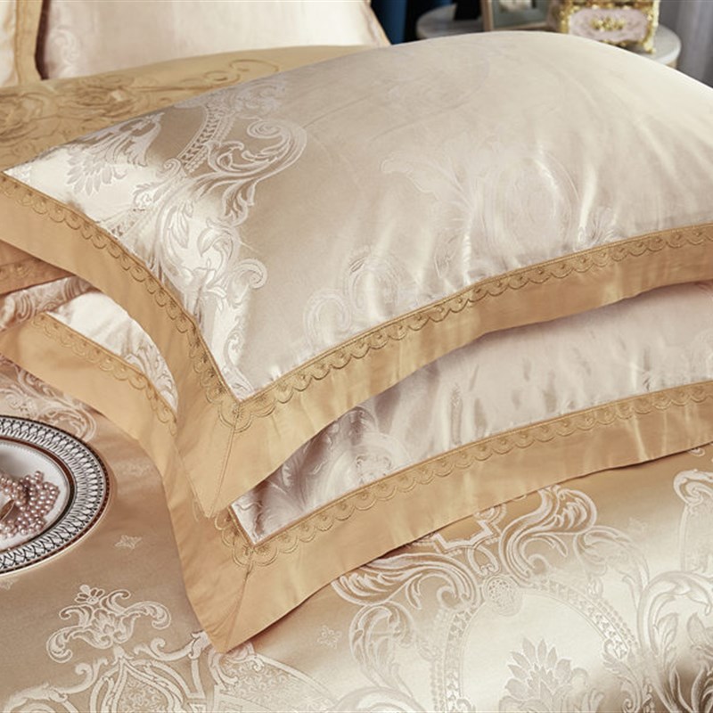 欧式轻奢2023新款品牌枕头套枕C芯套纯棉全棉单双人床上用品一对 - 图3