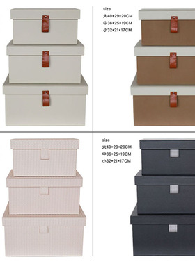 样板房衣帽间收纳箱衣柜展厅卖J场收纳盒软装饰品陈列