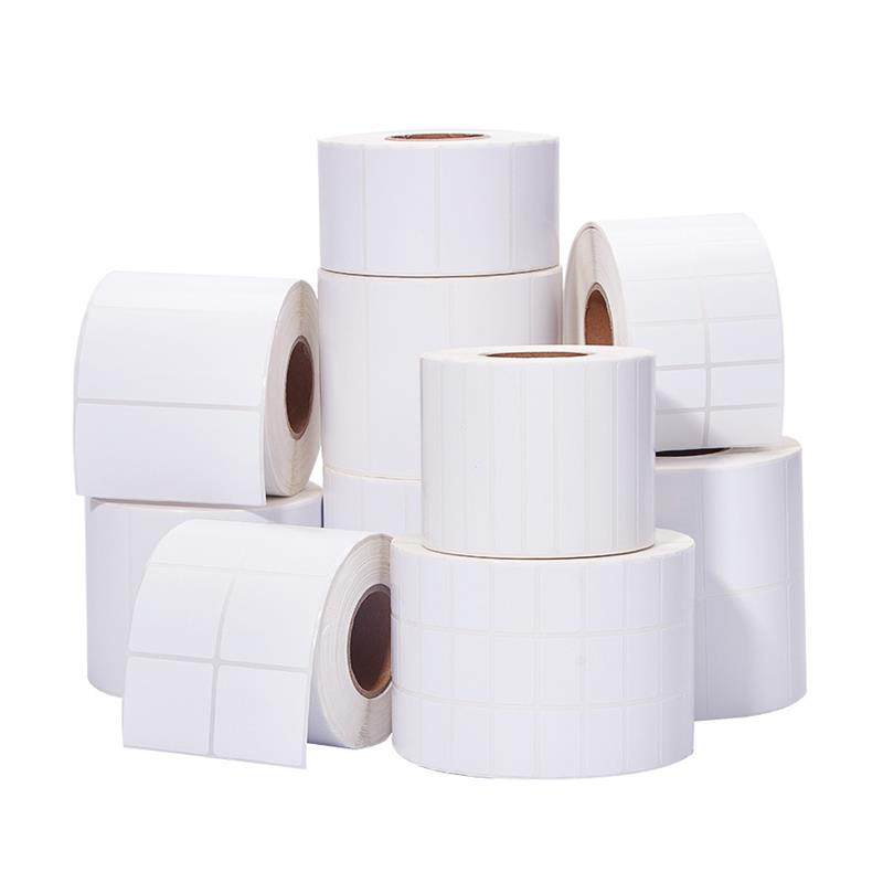 Synthetic paper self-adhesive label blank synthetic paper wear-resistant tear-resistant handwritten waterproof label barcode sticker